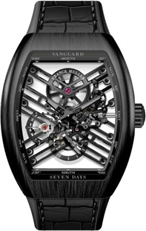 Buy Replica Franck Muller Vanguard Skeleton Titanium V 45 S6 SQT BL Ti watch